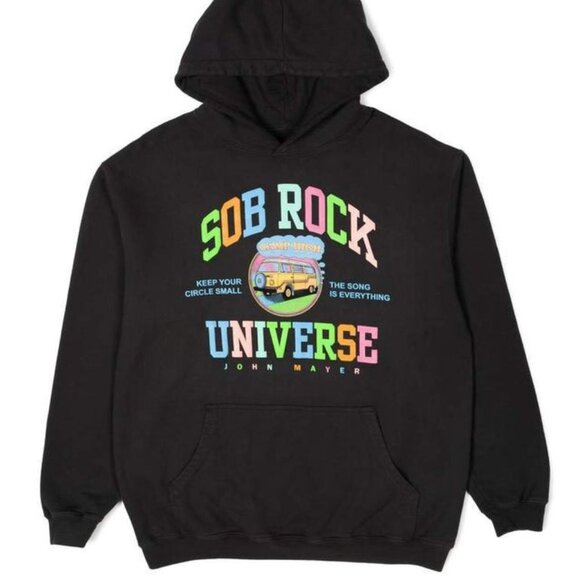 NEW John Mayer SOB ROCK UNIVERSE CAMP HIGH hoodie sz L - Picture 1 of 1